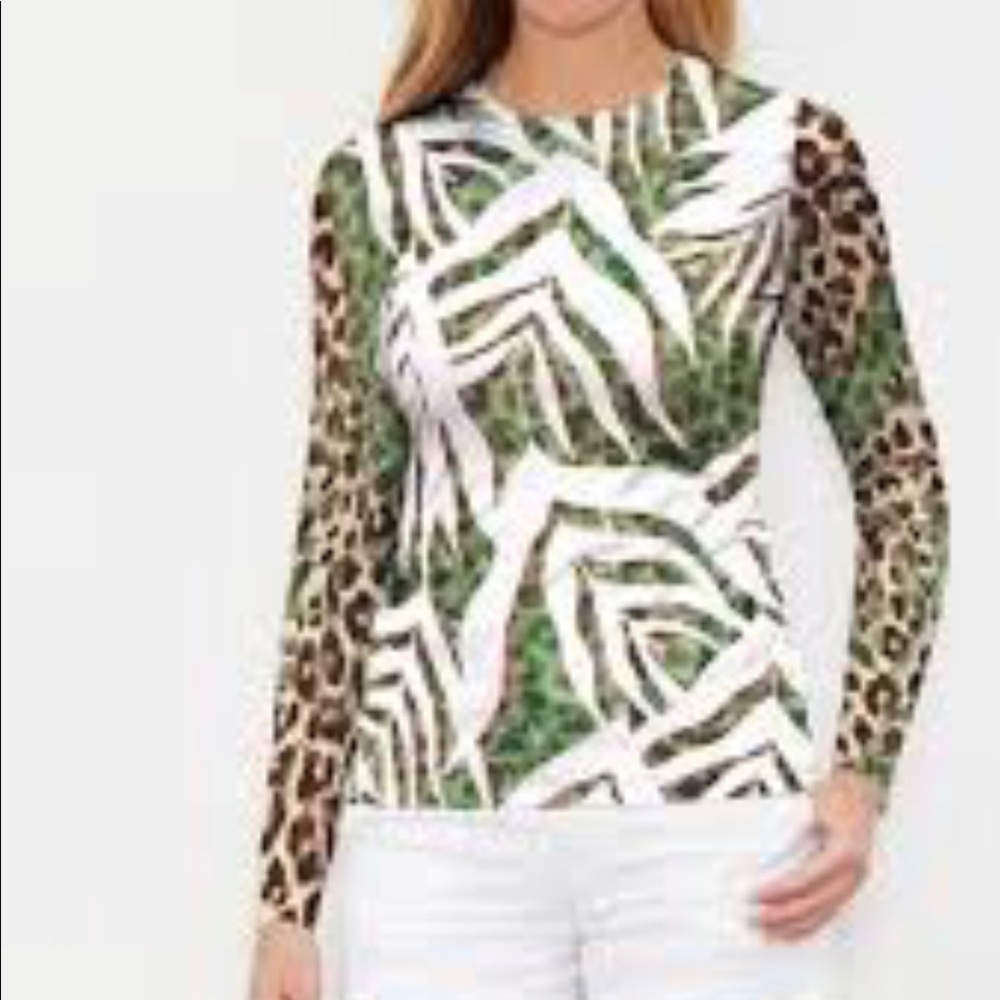 Whimsy Rose Lush Jaguar Top - SIZE M